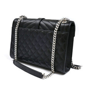 Saint Laurent Envelope Shoulder Chain Black Bag